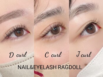 リュクス/J/C/Dカール 比較写真