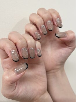 ノラ シブヤ(NORA SHIBUYA)/黒フレンチ/スキニーフレンチ