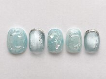 アイネイルズ 池袋店(I-nails)/うるうるブルーネイル