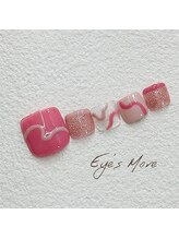 アイズモア 京王八王子店(Eye's More～eyelash＆nail～)/フット★うねうね×ビビット