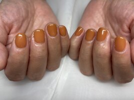 ワンカラーネイル　ジェルネイル