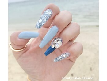 ナナイロ(nanairo)の写真/チップ長さだしで叶える憧れのロングネイル♪付け替えオフ無料＆通いやすいお値段♪丁寧な施術で仕上がり◎