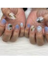 ヤシの木ネイル