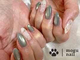 レースネイル/春ネイル