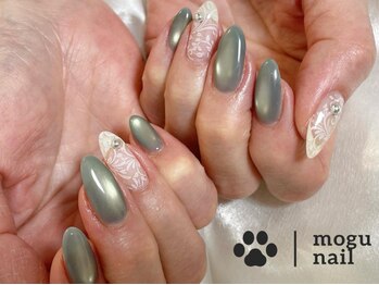 モグネイル(Mogunail)/レースネイル/春ネイル