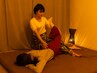 【猛暑疲れ/むくみ解消】タイ古式＋ドライヘッド＋フット　140分￥14100→