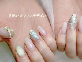 定額A・貝殻ネイル
