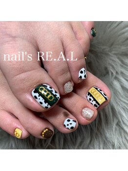 ネイルズリアル 倉敷(nail's RE.A.L)/フットネイル