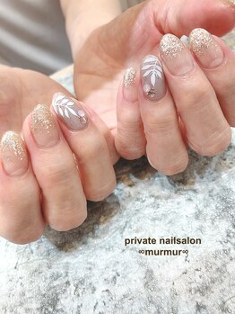 プライベート ネイルサロン マーマ(murmur)/リーフネイル