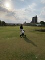 ミモザ鍼サロン(mimoza鍼サロン) たまにゴルフします。写真はショートコースでラウンド中♪