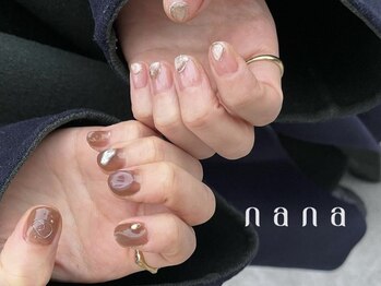 ナナ 白金高輪(nana)/ぷっくりニュアンスネイル