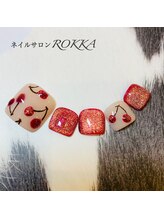ロッカ(ROKKA)/さくらんぼのフットネイル