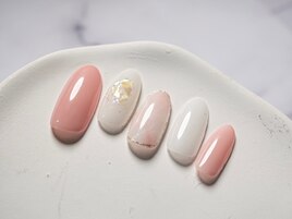 天然石風ネイル