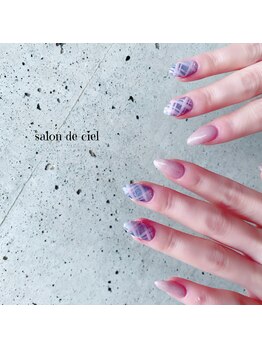 サロン ド シエル(Salon de ciel)/チェック♪ネイル