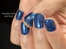 ルカ 原宿(lux)/メタリック × ブルー