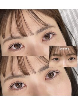 ローブ ネイル アイラッシュ(LOAVE NAIL EYELASH)/束感まつ毛パーマ