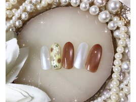 ひまわりテラコッタネイル