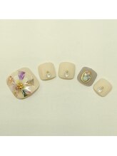 クリスタルネイル 木の葉モール橋本店(CRYSTAL NAIL)/FOOT定額キャンペーンジェル