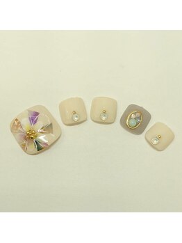 クリスタルネイル 木の葉モール橋本店(CRYSTAL NAIL)/FOOT定額キャンペーンジェル