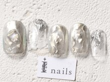 アイネイルズ 渋谷店(I nails)/うるうるシルバー￥8980