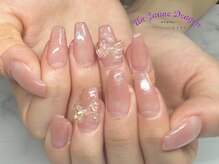 アン ジョーヌドラゴ/【自爪ネイル】オーロラリボン