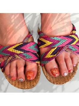 アヤネイルズ アンド アイラッシュ 綱島店(AYA NAILZ.&Eyelash)/foot定額アート