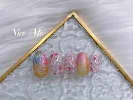 花火ネイル