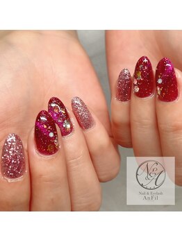 アンフィル(AnFil)/AnFilのジェルネイル