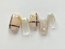 チェックネイル