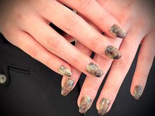 ヌル ネイル 堀江(NURU NAIL HORIE)/鉱石ニュアンスネイル☆
