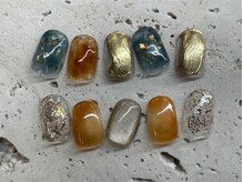 ネイルサロン エーナイン 札幌大通本店/ちゅるっ♪オフ込み季節デザイン