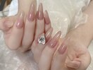 ナチュラルちゅるんカラーネイル