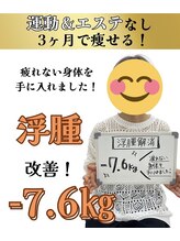 Noa接骨院 はりきゅう院/50代女性　3ヶ月「－7.6kg」