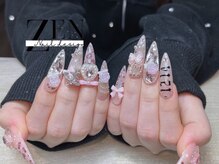 ゼン ネイル デザイン 池袋(ZEN NAIL DESIGN)/長さだしやり放題×つけ放題