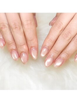 リエイトネイル(Re:eight nail)の写真/【ワンカラー￥3980～/マグネット￥4800～】お仕事で派手にできなくてもキレイなお手元を楽しみたい方へ＊