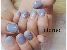 エテル(eterno)/シアーカラーブルーグレー