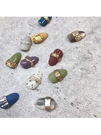 アクセサリーネイル★粘土ジェル