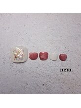 ネム(nem.)/フット定額ネイル　7,150円