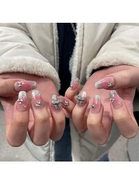 マグネットネイルグラデーション