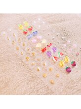 アイラッシュマルヴァ(Eye Lash Malva)/耳つぼジュエリー☆パーツ