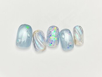 ぷっくり水滴ネル