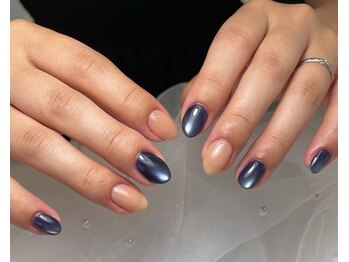 ペンナネイル(penna nail)の写真/【JNEC1級保持】オフィスも◎洗練されたシンプル＆大人可愛いニュアンスネイルで上品な美爪を叶えます