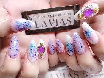 プロフェッショナル ネイルサロン ラヴィアス(LAVIAS)/【スカルプ】10本アートし放題