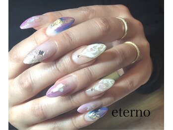 エテル(eterno)/ニュアンスアシンメトリーネイル