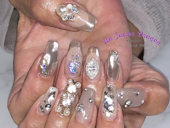 アン ジョーヌドラゴ/【自爪ネイル】ゴテゴテネイル