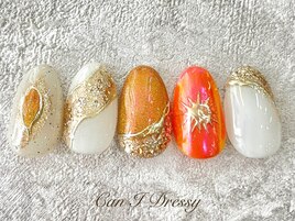 アジアンテイストネイル¥9,000