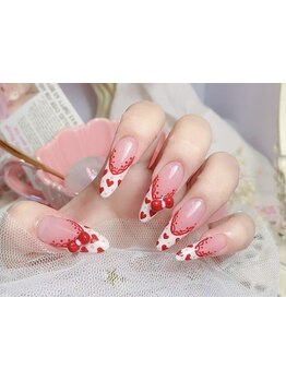 手描きアートが得意なサロン