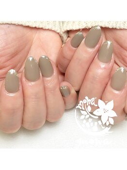 サロンモワ(salon mowa)/☆ブラウン上品ネイル☆