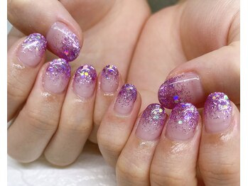 ソンリエ 青竹店(SONRiE)/ムラサキラメグラデーション！