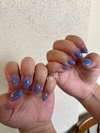 ワンカラーネイル×シアーカラー